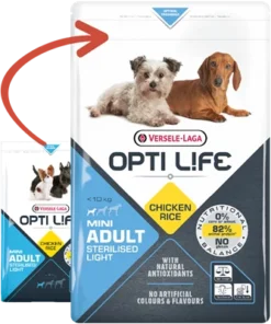 Versele-Laga Opti Life Adult Light Mini Poulet Avec Riz 7,5 Kg