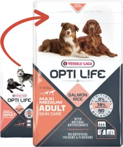 Versele-Laga Opti Life Adult Skin Care Medium&Maxi Au Saumon 12.5kg