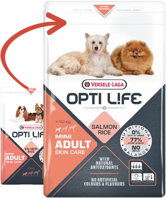 Versele-Laga Opti Life Adult Skin Care Mini Avec Saumon 2.5kg 1 Versele-Laga Opti Life Adult Skin Care Mini Avec Saumon 2.5kg