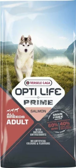 Versele-Laga Opti Life Prime Adulte Croquettes Pour Chien Au Saumon Sans Céréales 12,5 Kg