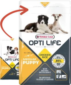 Versele-Laga Opti Life Puppy Medium Au Poulet 12.5kg