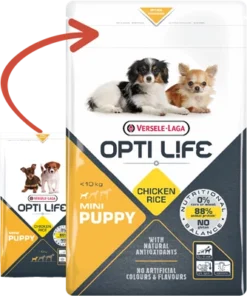 Versele-Laga Opti Life Puppy Mini Pour Petites Races Poulet Et Riz 7,5kg