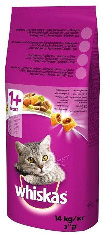 WHISKAS Adult - Croquettes Pour Chat Avec Boeuf Et Légumes 14kg+ Surprise Gratuite Pour Chat 1 WHISKAS Adult - Croquettes Pour Chat Avec Boeuf Et Légumes 14kg+ Surprise Gratuite Pour Chat