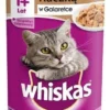 WHISKAS Adult - Nourriture Humide Pour Chat Avec Du Canard En Gelée 400g X24