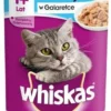 WHISKAS Adulte - Nourriture Humide Pour Chat Au Thon En Gelée 400g X12