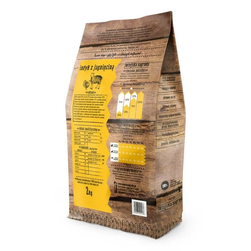 Wiejska Zagroda Dinde à L'agneau 2kg+Surprise Gratuite Pour Votre Chien 2 Wiejska Zagroda Dinde à L'agneau 2kg+Surprise Gratuite Pour Votre Chien – Image 2