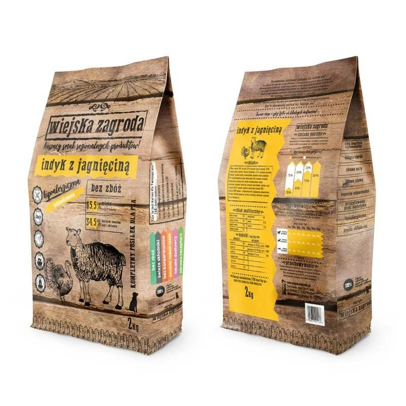 Wiejska Zagroda Dinde à L'agneau 2kg+Surprise Gratuite Pour Votre Chien 3 Wiejska Zagroda Dinde à L'agneau 2kg+Surprise Gratuite Pour Votre Chien – Image 3