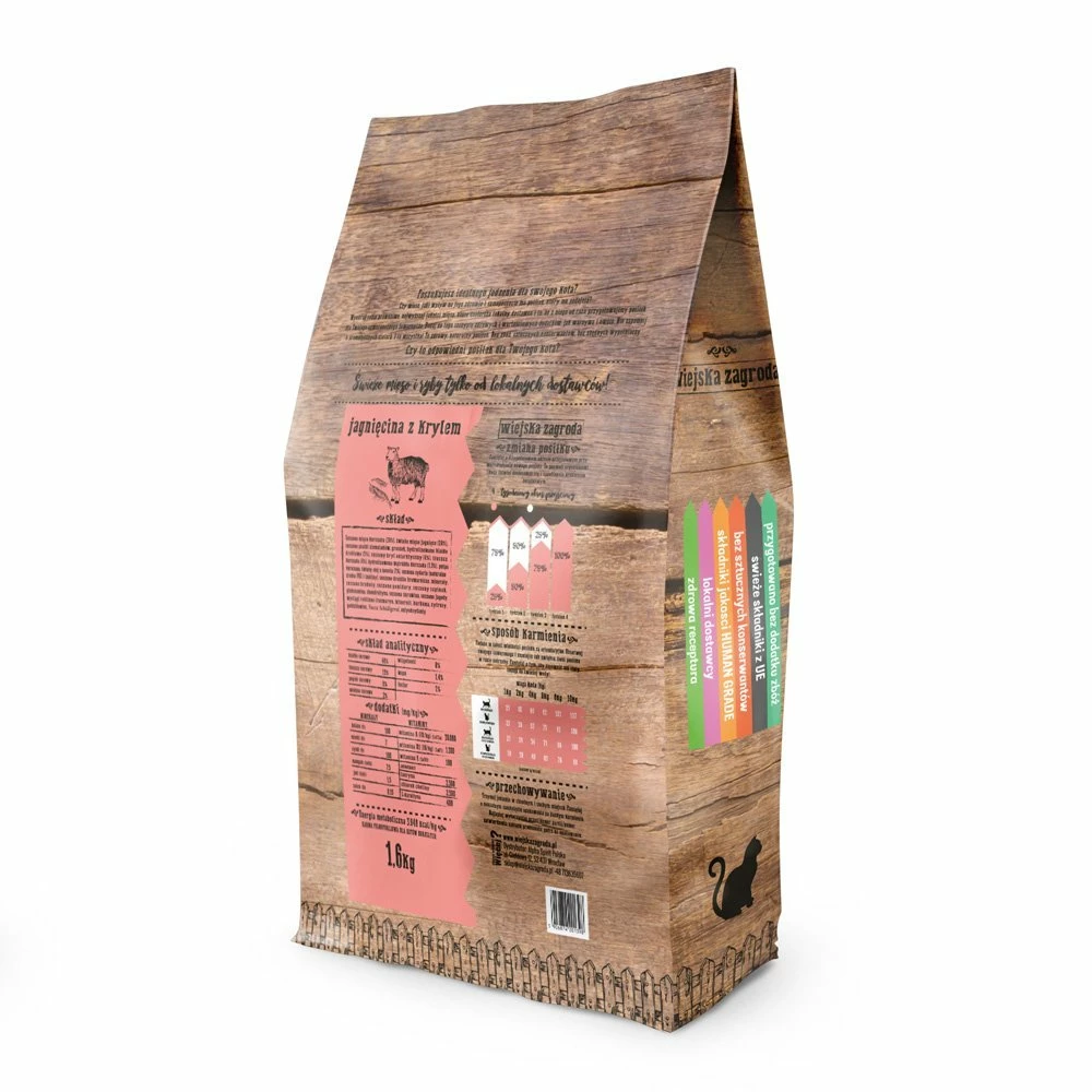 Wiejska Zagroda Ferme Rurale Agneau Avec Krill Pour Chats 1.6kg+Surprise Gratuite Pour Chat 2 Wiejska Zagroda Ferme Rurale Agneau Avec Krill Pour Chats 1.6kg+Surprise Gratuite Pour Chat – Image 2