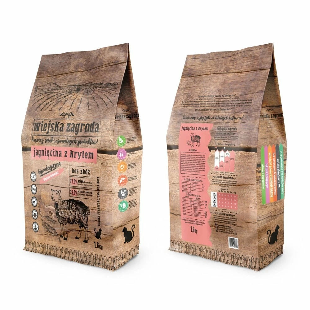 Wiejska Zagroda Ferme Rurale Agneau Avec Krill Pour Chats 1.6kg+Surprise Gratuite Pour Chat 3 Wiejska Zagroda Ferme Rurale Agneau Avec Krill Pour Chats 1.6kg+Surprise Gratuite Pour Chat – Image 3