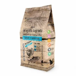 Wiejska Zagroda Ferme RuraleDinde Au Saumon Pour Chats 1.6kg