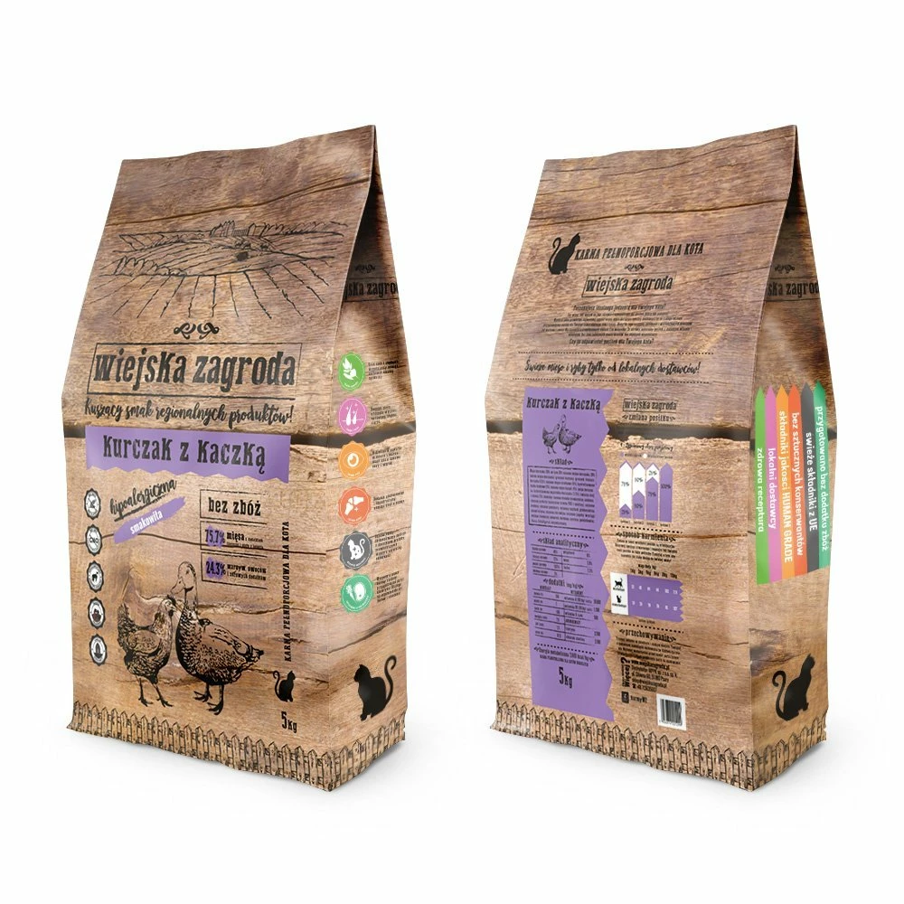 Wiejska Zagroda Ferme Rurale Poulet Au Canard Pour Chats 5kg+Surprise Gratuite Pour Votre Chat 3 Wiejska Zagroda Ferme Rurale Poulet Au Canard Pour Chats 5kg+Surprise Gratuite Pour Votre Chat – Image 3