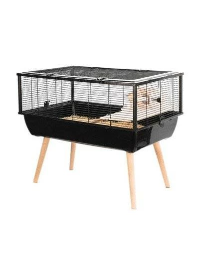 Zolux Cage Neo Nigha Petite H36 Noir 1 Zolux Cage Neo Nigha Petite H36 Noir